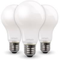 arumlighting Los mit 3 LED-Lampen 7W Eq 60W Standard matt E27 | Farbtemperatur: Warmweiß 2700K - ARUM LIGHTING