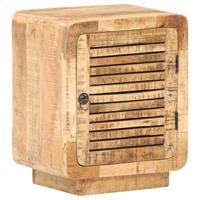 vidaxl Nachttisch 40x30x50 cm Raues Mangoholz - 