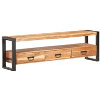 vidaxl TV-Schrank 150x30x45 cm Akazie Massivholz Braun