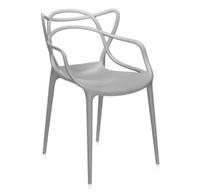 kartell Masters Stuhl Sitzpolster Sitzauflage Stapelstühle  Farbe: grau| Charles Eames Form
