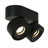 steinhauer LED Spot Fez Black in Schwarz 2x 8W 1200lm