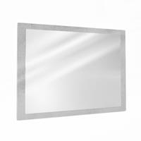 VICCO Badspiegel 60 x 45 cm Grau Beton - Badezimmerspiegel Spiegel Hängespiegel - 