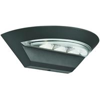 Searchlight LED Outdoor - buiten wandverlichting - 25 x 7 cm - 6W LED incl. - IP44 - donkergrijs