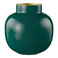 PiP Studio Vasen Vase Metall Round Dark Green 25 cm