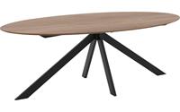 goossensexcellent Goossens Excellent Eettafel Ferris Piramide Poot, Ovaal 200 x 110 cm