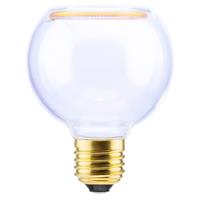 VOLLMER Heitronic LED Leuchtmittel Floating Globe R80 klar E27 5 Watt warmweiß 200 Lumen