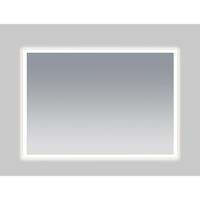 Adema Oblong spiegel 60x70cm inclusief dimbare LED verlichting met spiegelverwarming met touchscreen schakelaar NAL002-A-60x70