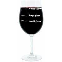 GLASKOCH B. KOCH JR. GMBH + CO. KG Leonardo Weinglas XL, Daddys Glass, Geschenk Stimmungsglas mit lustiger Gravur, Mood Wein Glas, 610ml
