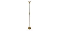 PTMD Ashley goudkleurige kandelaar metalen bal rond maat in cm: 16 x 16 x 127 - Goud