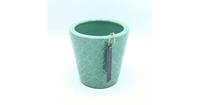 Villa Pottery Groene Pot Cordoba - Groene Pot 22x22x22 hoog