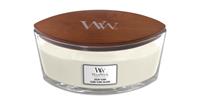WoodWick Scented candle with crackling wooden wick and wooden lid
