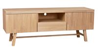 Rowico Brooklyn TV Meubel - B160 X D45 X H60 Cm - Naturel Eikenhout