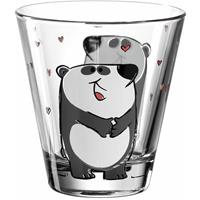 GLASKOCH B. KOCH JR. GMBH + CO. KG Leonardo Trinkglas BAMBINI Panda, Kinderglas, Glas, Kalk-Natron Glas, Mehrfarbig, 120 ml, 017903