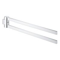 Grohe Selection 2-lids handdoekhouder 40cm draaibaar chroom 41063000