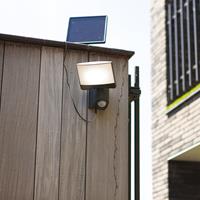 Lutec LED Solar Spot Sunshine in Anthrazit 11W 800lm IP54 mit Bewegungsmelder