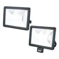 WETELUX LED Fluter mit Bewegungsmelder, 20 Watt, 1600 Lumen, IP44 - 