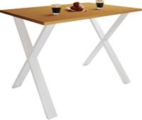 VCM Premium Holz Esstisch Küchentisch Speisetisch Tisch Xona X Weiß