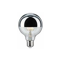 Paulmann LED lamp E27 827 6,5W kopspiegel zilver