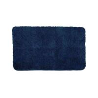 WohnDirect Badematte Florenz rutschhemmend und waschbar dunkelblau Gr. 50 x 80