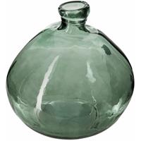 ATMOSPHERA Runde Vase für geschnittene Vasen, Glas, grau, Ø 33 cm - 