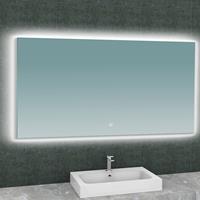 Aqua Splash Badkamerspiegel  Luc Rechthoek Inclusief LED Verlichting Backlight 140 cm 