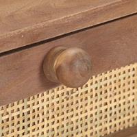 vidaXL Wandtafel 100x35x76 cm massief mangohout