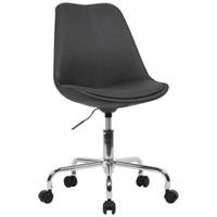 AMSTYLE Schreibtischstuhl drehbar Drehstuhl mit Lehne Arbeitsstuhl bis 110 kg Schalenstuhl mit Rollen Stuhl mehrfarbig