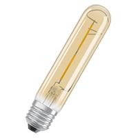 Osram LED Röhrenlampe Filament Vintage 1906 LED CL Tubular GOLD 2,8 Watt E27 Warmweiss extra 2400 Kelvin