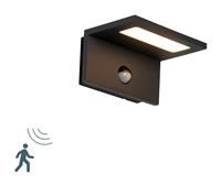 Qazqa Buitenwandlamp grijs incl. LED IP54 bewegingssensor - Harvey