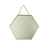 Orange85 Hexagon Spiegel - Goud - 17x20 cm - Klein - Wandspiegel - Luxe - Accessoire