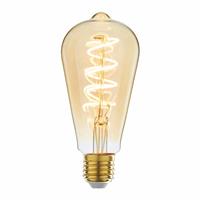 Highlight Lamp LED ST64 4W 180LM 2200K Dimbaar Amber