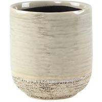 Ter Steege Pot Issa Light Grey 10x11cm grijze ronde bloempot voor binnen