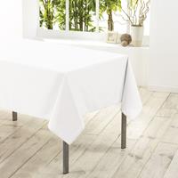 Wit tafelkleed van polyester x 200 cm -