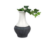 Yomonda Vase Stone-Art weiß