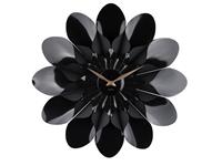 Karlsson Flower wandklok (Kleur: zwart)