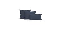 Heckett & Lane Wafel Kussensloop Katoen - insignia blue 80x80cm