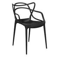 Kartell Masters 2x Stuhl Stapelstühle  Farbe: schwarz
