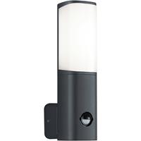 Led Tuinverlichting - Tuinlamp - Trion Ticani - Wand - Bewegingssensor - 5w - Mat Zwart - Aluminium