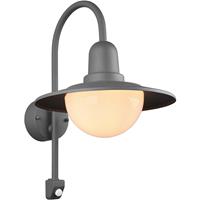 Led Tuinverlichting Met Bewegingssensor - Wandlamp Buitenlamp - Trion Nomina - E27 Fitting - Rond - Mat Antraciet -