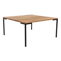 House Nordic Lugano Koffietafel - Salontafel In Geoliede Eik 90x90 Cm