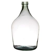 Transparante Luxe Stijlvolle Flessen Vaas/vazen Van Glas 39 X 25 Cm - Bloemen/takken Vaas Voor Binnen Gebruik