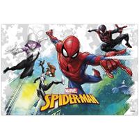 Marvel Spiderman Themafeest Tafelkleed/tafelzeil 120 X 180 Cm - Kinderfeestje Kunststof/plastic Tafeldecoraties