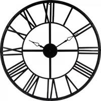 atmosphera Vintage Black Metal Clock d. 69,5 x p. 4 cm
