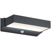 Led Tuinverlichting - Tuinlamp - Trion Cuary - Wand - Bewegingssensor - 11w - Mat Zwart - Aluminium