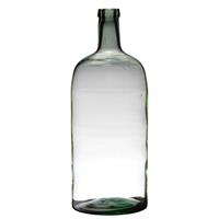 Transparante Luxe Stijlvolle Flessen Vaas/vazen Van Glas 50 X 19 Cm - Bloemen/takken Vaas Voor Binnen Gebruik