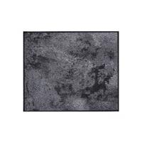 Fußmatte MD Entree Walk&Wash Eingangsmatte - Teppichmatte - Küchenteppich, MD Entree, rechteckig, Höhe: 8 mm, bei 30° waschbar, anti-rutsch, 67 x 80 cm, Concrete, schwarz