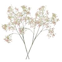 2x Stuks Kunstbloemen Gipskruid/gypsophila Takken Roze 95 Cm - Kunstplanten En Steelbloemen