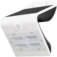 V-TAC VT-768 wandlamp op zonne-energie - IP65 - Wit - 3W - 400 Lumen - 4000K+3000K