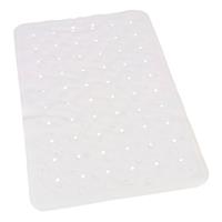 Witte Anti-slip Badmat 36 X 57 Cm Rechthoekig - Badkuip Mat - Grip Mat Voor In Douche Of Bad