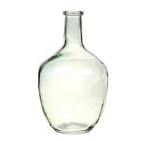 Fles Vaas Milano 18 X 30 Cm Transparant Lichtgroen Glas - Home Deco Vazen - Woonaccessoires